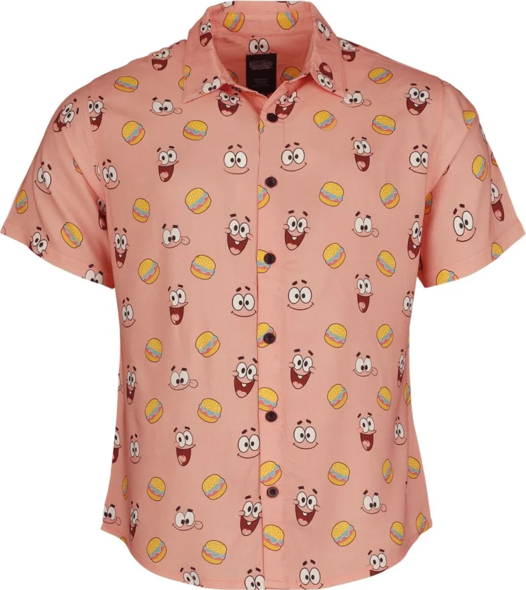 Spongebob Squarepants Camisa manga Corta de SpongeBob SquarePants - Patrick - Hawaii - S 3XL - para Hombre - multicolor