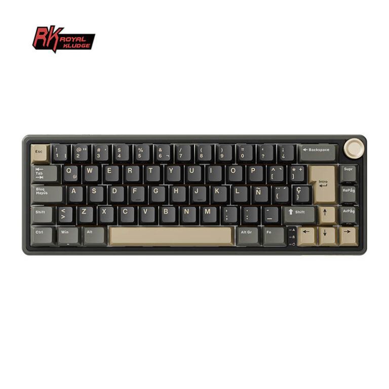 Teclado Royal Kludge RKR65 ISO-ES Hot-Swappable Switch Chartreuse Phanto