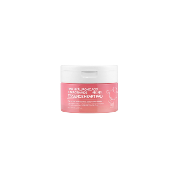 tenzero Essence Heart Pad - 50pads - Pink Hyaluronic Acid & Niacinamide