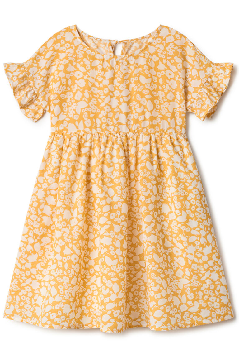 Twothirds Girls Ica - Mustard Talla: 12-13 Vestidos Outlet kids Amarillo