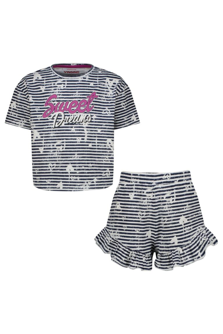 Vingino Girls Waranda Pyjama Dark Blue Talla: L Pantalones Outlet kids Azu