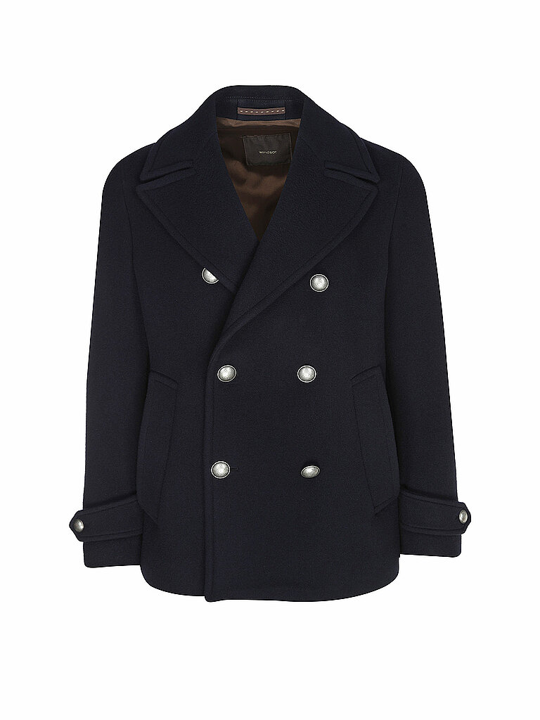 Windsor Abrigo de lana azul oscuro 54