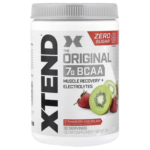 Xtend 7 G de BCAA, Salpicadura de fresa y kiwi, 390 g (13,8 oz)
