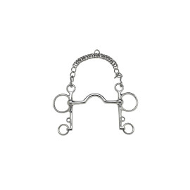 Zaldi Bocado Zaldi Pelham Inoxidable con Puente (13 mm) 13,5 c