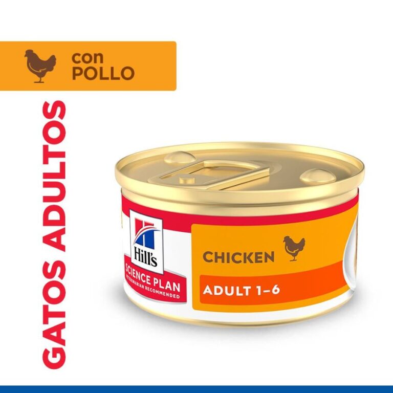 12 latas x 85 g Hill's Science Plan Adult Mousse de Pollo lata para gatos ¡Pack Ahorro!