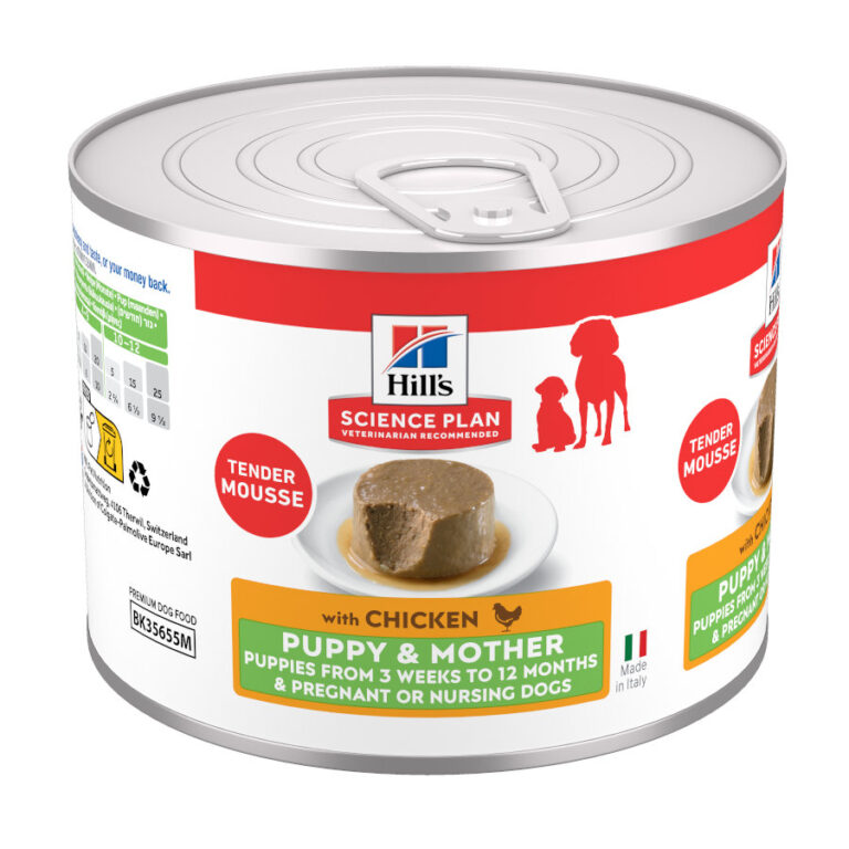 24 latas x 200 g Hill's Science Plan Puppy&Mother Mousse de Pollo lata para perros ¡Pack ahorro!
