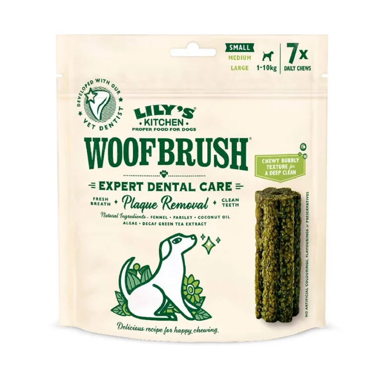 28 barritas Lily's Kitchen Snacks Dentales Woofbrush Small para perros ¡Pack ahorro!