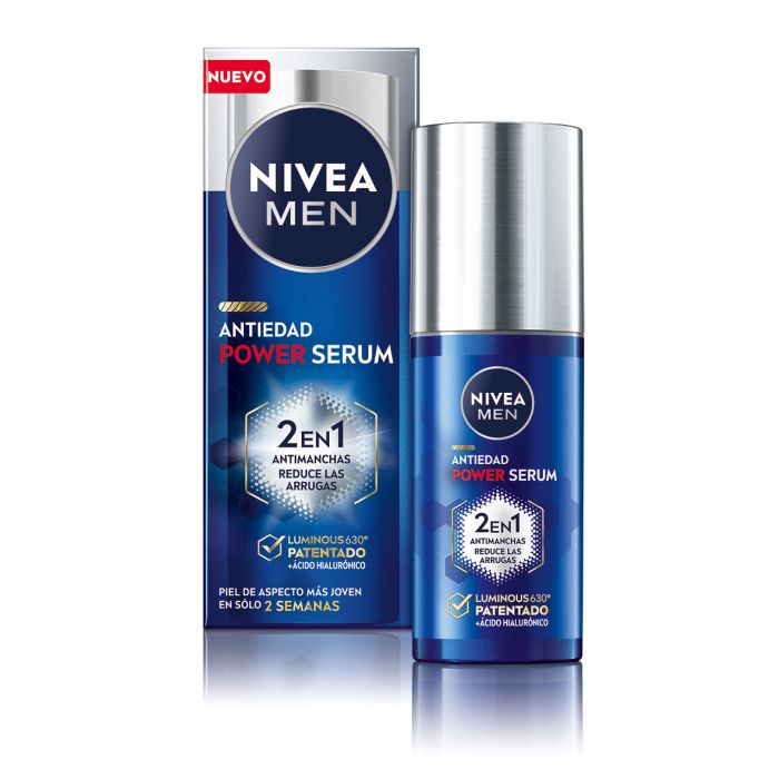 ¡31% DTO! Nivea Men Power Serum Antiedad y Antimanchas 30 ml