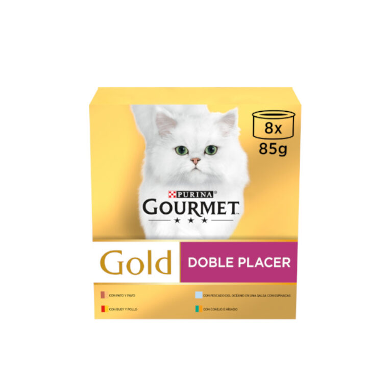96 latas x 85 g Gourmet Gold Surtido lata para gatos ¡Pack ahorro!