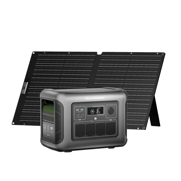 Allpowers ES ALLPOWERS Generador Solar 1600W (R1500 LITE + SE100 Panel Solar 100W) - R1500 LITE+1*(SE100 Panel Solar 100W)