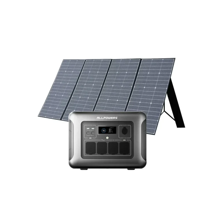 Allpowers ES ALLPOWERS Generador Solar 1600W (R1500 LITE + SP037 Panel Solar 400W) - R1500 LITE+1*( SP037 Panel Solar 400W)