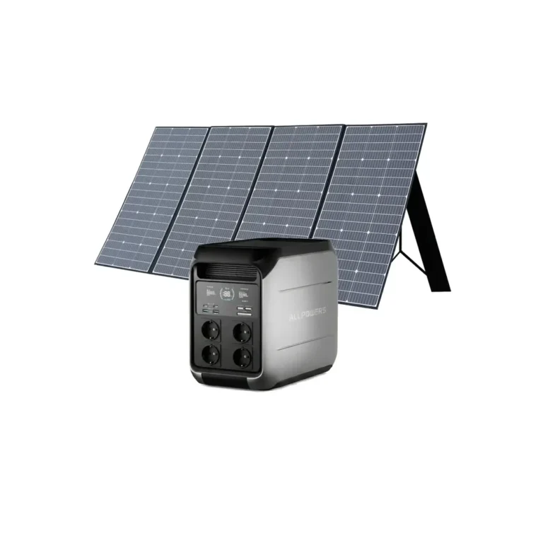 Allpowers ES ALLPOWERS P1800 Estación de Energía Portátil 1800W 1024Wh LiFeP04 Batería - P1800+1*( SP037 Panel Solar 400W)