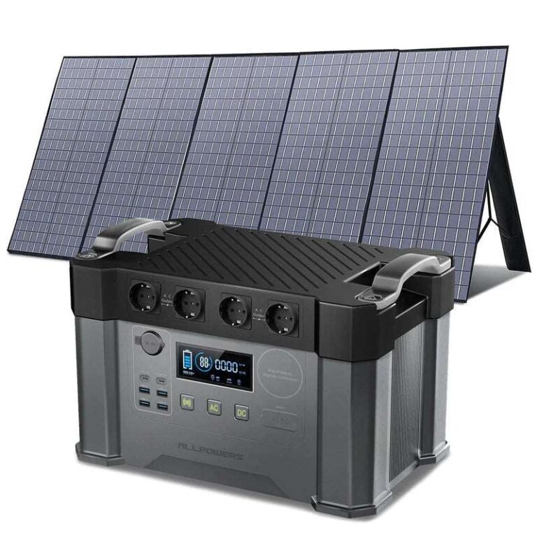 Allpowers Estación de Energía Portátil S2000 Pro 2400W 1451Wh - S2000 Pro+1 * (SP037 Panel Solar 400W)