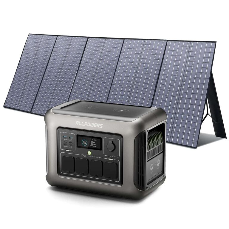 Allpowers Generador Solar 1800W (R1500 + SP037 Panel Solar 400W ) - R1500+ 1 * (SP037 Panel Solar 400W)