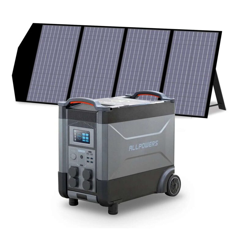 Allpowers Generador Solar 4000W (R4000R4000 V2 + SP029 Panel Solar 140W) - R4000 V2+ 1 * (SP029 140W Panel Solar)