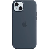 Apple Funda De Silicona Apple Azul Tormenta Para Iphone 15 Plu