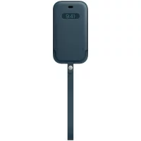 Apple Funda Integral de Piel con Magsafe para Iphone 12 Mini Azul Báltico - Protección Total para Tu Iphone