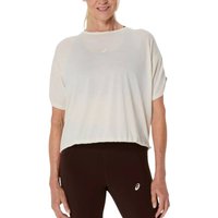 Asics Nagino Run Adjustable SS Top T‑shirt Korte Mouw Wit Dame