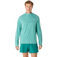 Asics Road Lite-Show 1/2 Zip Sweatshirt Lichtblauw