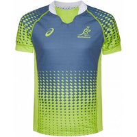 Australia Wallabies ASICS Partido Hombre Camiseta de rugby 2113A009-0