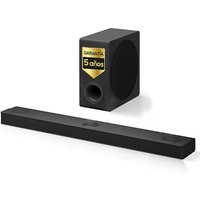 Barra de sonido para TV - LG S80TY, Bluetooth, 480W, 3.1.3 Canales con subwoofer, Dolby Atmos, DTS-X, IA Ready, Negro - S80TY
