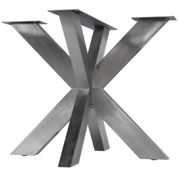 Base Para Mesa Duncan De Acero Inoxidable Acero Inoxidable 85x85x71 Cm Clp