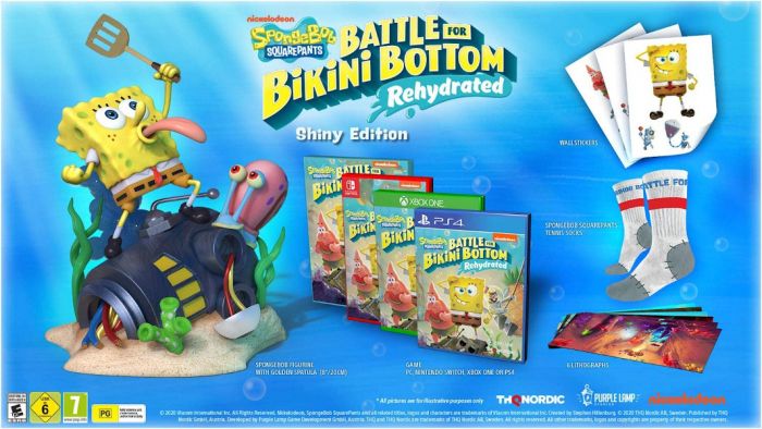 Bob Esponja Battle for Bikini Bottom Rehydrated Shiny Ed