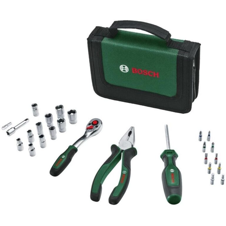 BOSCH 1600A02BY2 Set básico de herramientas de mano de 26 piezas