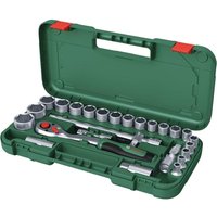 BOSCH 1600A02Z9F Set de carracas de ½" con 25 llaves de vaso