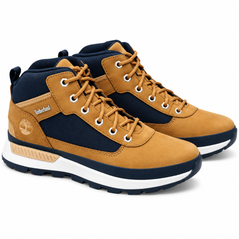 Botas Timberland Field Trekker Mid para niño de nobuk marrón