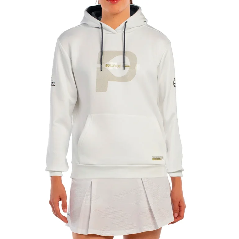 Bullpadel AEREA Mujer Blanco PREMIER PADEL (Sudadera)