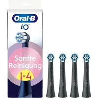 Cabezales Oral-B iO Gentle Clean Pack 4 Unidades Cerdas suaves 4000 filamentos Negro