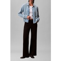 Calvin Klein Cropped Ls Shirt Brighton Blue | Camisas Outlet | Mujer | Azu