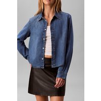 Calvin Klein Cropped Ls Shirt Indigo Hastings | Camisas Outlet | Mujer | Azu