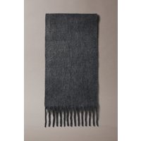 Calvin Klein Emblem Brushed Scarf Dark Grey Talla: OS | Bufandas Outlet | Hombre | Gri