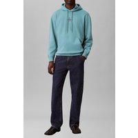 Calvin Klein Ls Eu 350terry Micro Hoodie Tequila Blue | Sudaderas con Capucha Outlet | Hombre | Azu