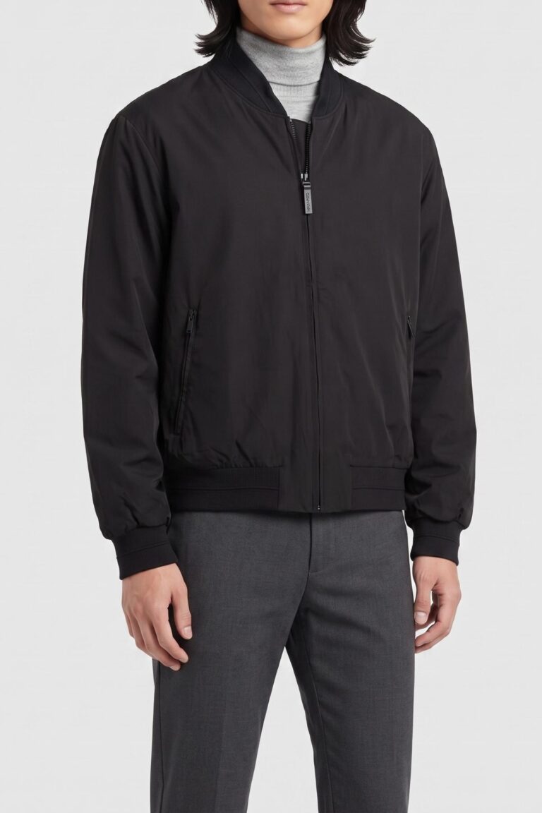 Calvin Klein Ls Sportswear Hero Jacket Black | Bombers Outlet | Hombre | Negro