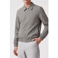 Calvin Klein Ls Wool Houndstooth Jacket Brilliant White | Bombers Outlet | Hombre | Blanco