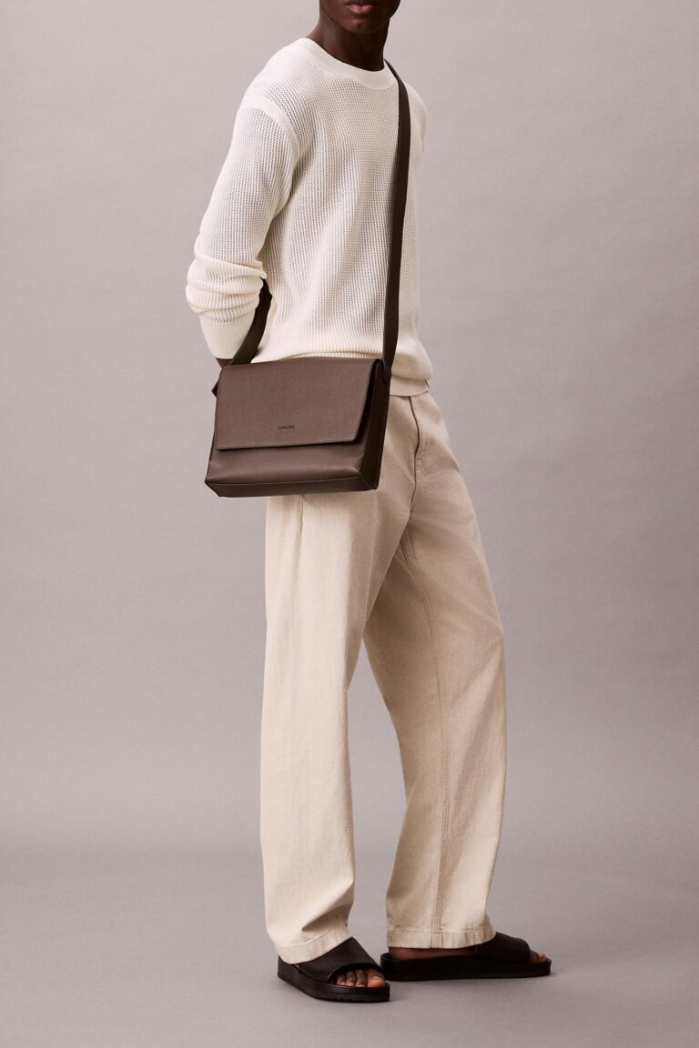Calvin Klein Micro Pebble Messenger Delicioso Talla: OS | Bolsos de Mensajero Outlet | Hombre | Marrón