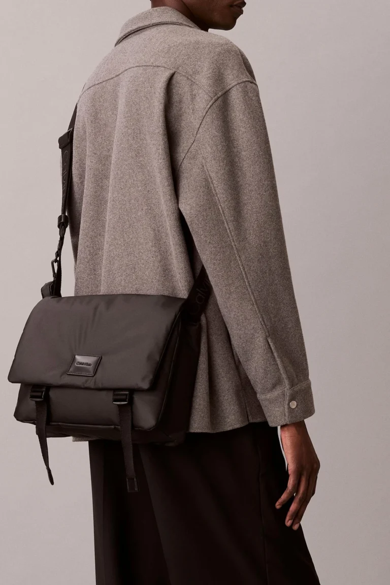 Calvin Klein Puffer Utility Messenger Bag Black Talla: OS | Bolsos de Mensajero Outlet | Hombre | Negro