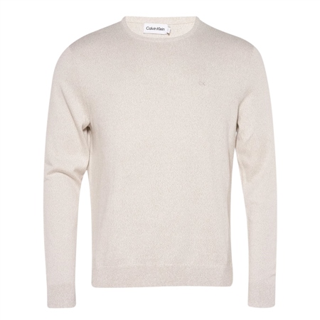 Calvin Klein Two Tone Crew Neck Sweater - Beige