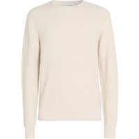 Calvin Klein Waffle Structure Sweat - Beige