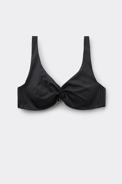 Calzedonia Balconette Bikini Premium Sculpt Mujer Negro