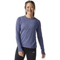 Camiseta Brooks Luxe Manga Larga Azul Mujer