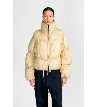 canadian classics para mujer. cn.g225431w abrigo camille mid amarillo , casual, nylon