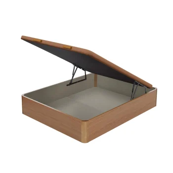Canapé Abatible Madera 25 Tapa Tapizada AD Cerezo 135x190 cm FLEX