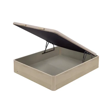 Canapé Abatible Madera 25 Tapa Tapizada AD Roble/natural 135x190 cm FLEX