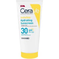 Cerave Protector Solar Rostro y Cuerpo - Loción Solar Hydra Sunscreen SPF30 - Muy alta protección para todo tipo de pieles