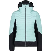 Chaqueta híbrida con capucha fija para mujer CMP