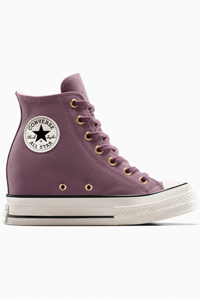 Converse Chuck 70 Wedge Platform Suede Trail Mixed/egret/black | Zapatillas Deportivas Outlet | Mujer | Negro